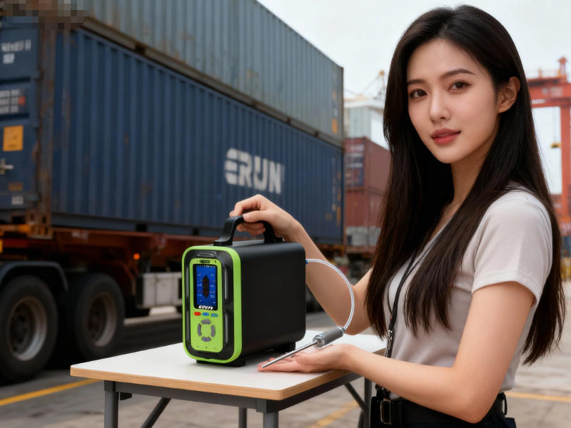 海關(guān)集裝箱熏蒸現(xiàn)場